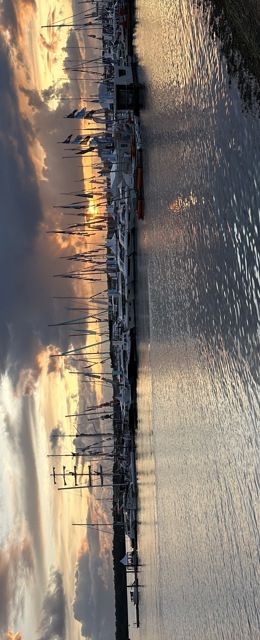 Sunset at Southampton Boat Show